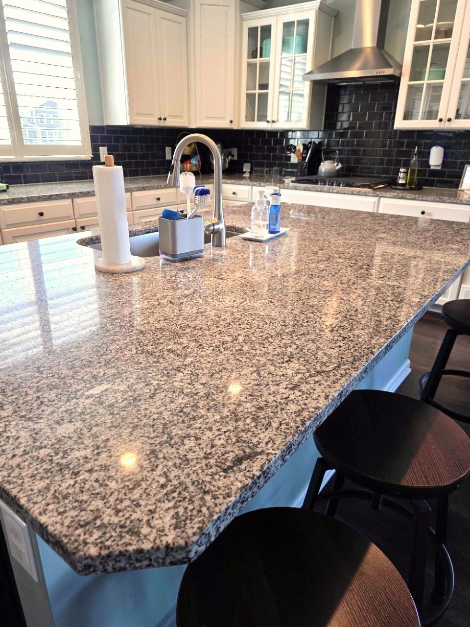 A kitchen cleaned by The Preferred Cleaning Co.